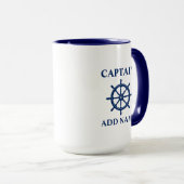 Schepen Wiel Helm & Kapitein of Boot Naam Groot Mok (Voorkant rechts)