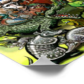 Scheppen en dieren poster (Hoek)