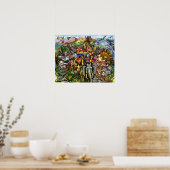 Scheppen en dieren poster (Keuken)