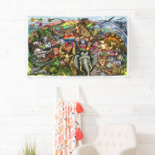 Scheppen en dieren spandoek (Insitu)