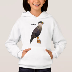Scheppende caracara-vogelschilderij cartoon