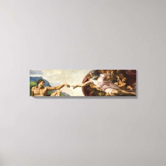 Schepping van Adam Canvas Afdruk (Voorkant)