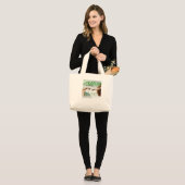 Schepping van Adam Grote Tote Bag (Voorkant (model))