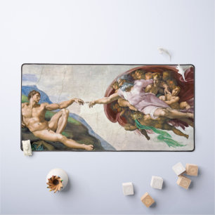 Schepping van Adam Michelangelo Kunst Bureaumat