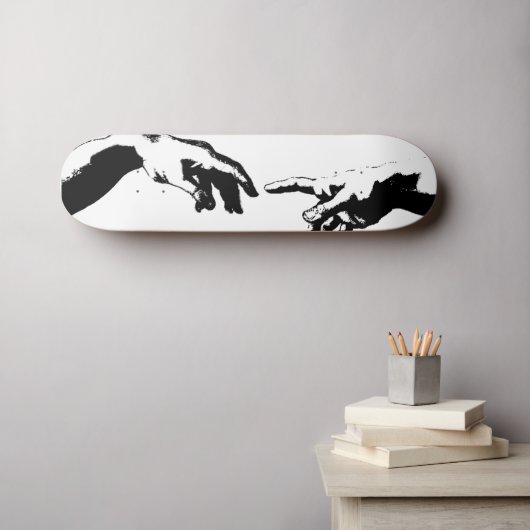 Schepping van Adam Skateboard (Muurkunst (Horizontaal))