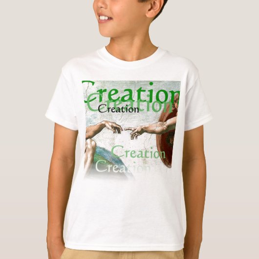 Schepping van Adam T-shirt (Voorkant)