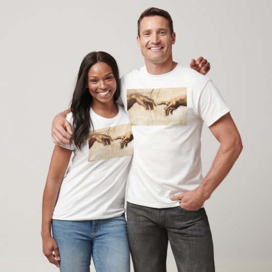 Schepping van Adam T-shirt (Unisex)