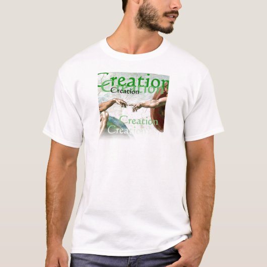 Schepping van Adam T-shirt (Voorkant)