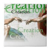 Schepping van Adam Tegeltje (Voorkant)