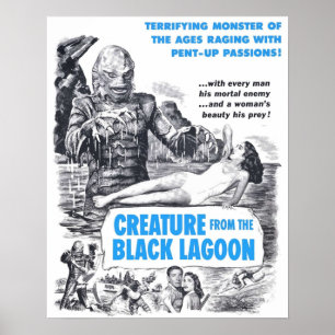 Schepping van de Zwarte Lagoon Poster
