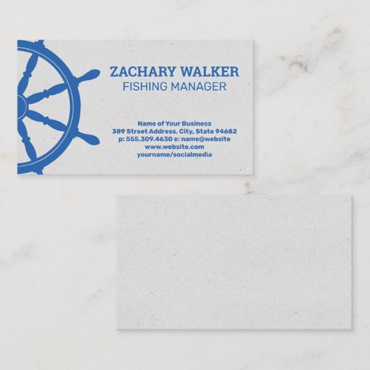 Scheprat Visitekaartje (Voorkant / Achterkant)