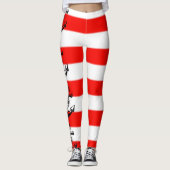 Scheren Met Anker Streep Leggings (Voorkant)