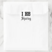 scheren ronde sticker (Tas)
