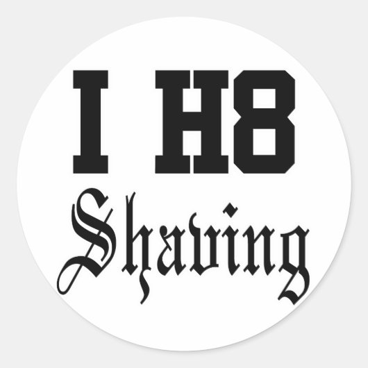 scheren ronde sticker (Voorkant)