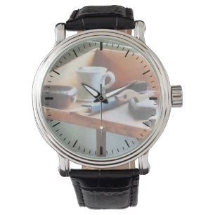 Scherende Mok, Scheermes en Borstels Horloge