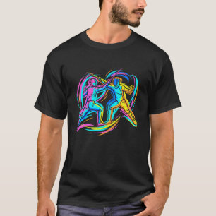Scherm Duel Zwaardvechter T-shirt