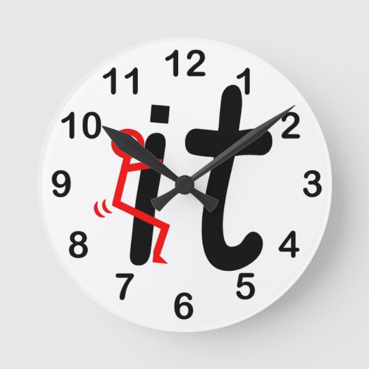 SCHERM IT RONDE KLOK (Voorkant)