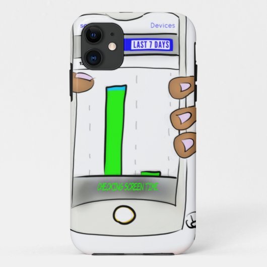 Scherm-tijd-producten Case-Mate iPhone Case (Achterkant)