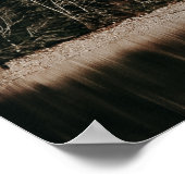 SCHERM VAN BOMEN EN MOUNTAIN POSTER (Hoek)