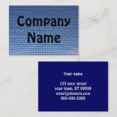 Scherm Venster Visitekaartje (Voorkant / Achterkant)