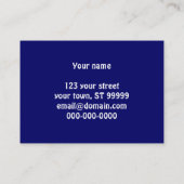 Scherm Venster Visitekaartje (Achterkant)