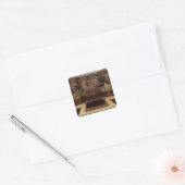 Scherm Vierkante Sticker (Envelop)
