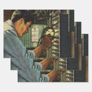 scherm voor de uitademing van de bedrijfselektron inpakpapier vel