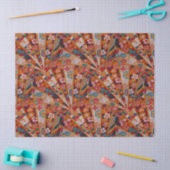 Schermen Oosterse stof Tissuepapier (Craft)