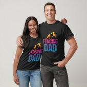 Schermen vader Zwaard Vechten Fencer 2 T-shirt (Unisex)