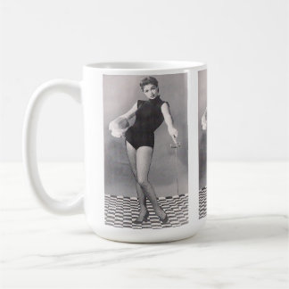 Schermer Pin-up Meisje Koffiemok