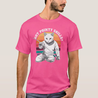 Schermspel gamer schermer sport Grappige uitsprake T-shirt
