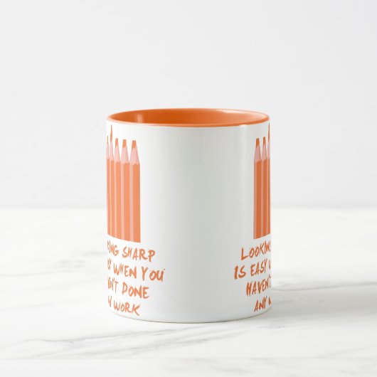 Scherp bekijken mok (Midden)