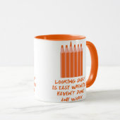 Scherp bekijken mok (Voorkant rechts)