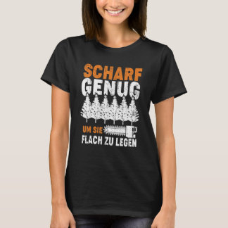 Scherp genoeg om plat te leggen t-shirt