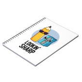 Scherp uitziend Grappig Potlood Pun Notitieboek (Linkerzijde)