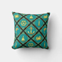 Scherpe aqua/goud/dolfijn/zeilboot/anker/krab