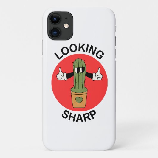 Scherpe Cactusgrap Case-Mate iPhone Case (Achterkant)