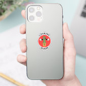 Scherpe Cactusgrap Sticker (Telefoon)