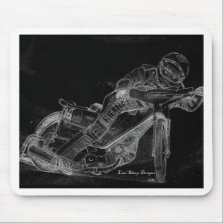 scherpe design. snelweg bikeonblack muismat
