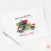 Scherpe en stijlvolle Custom Kitchen Gift Stickers (Envelop)
