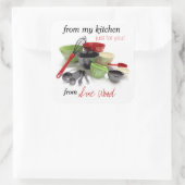 Scherpe en stijlvolle Custom Kitchen Gift Stickers (Tas)