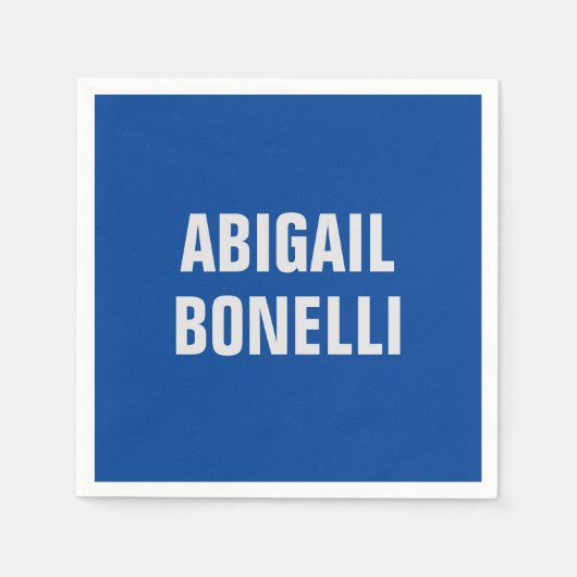 Scherpe gewaagde aangepaste uitstekende minimalist servet (Voorkant)