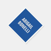 Scherpe gewaagde aangepaste uitstekende minimalist servet (Hoek)