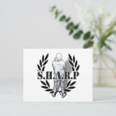 scherpe huidplooi briefkaart (Staand voorkant)