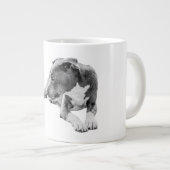 Scherpe lucht, stabiele blik extra grote beker (Voorkant rechts)