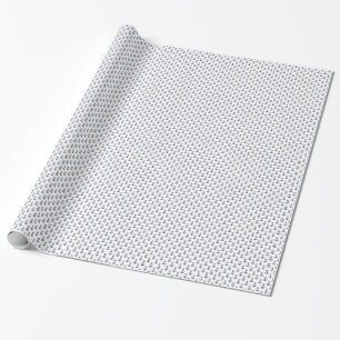 Scherpe Marine Blauwe Ankers, Witte BG Cadeaupapier