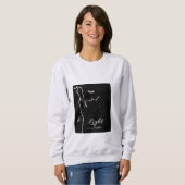 Scherpe ogen kitten trui (Voorkant volledig)