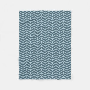 Scherpe scherpe tegengestelde pijlen Chevron Two T Fleece Deken