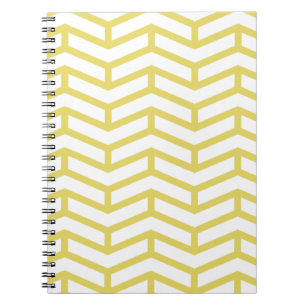 Scherpe scherpe tegengestelde pijlen Chevron wit g Notitieboek