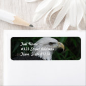 Scherpe snavelarend etiket (Insitu)